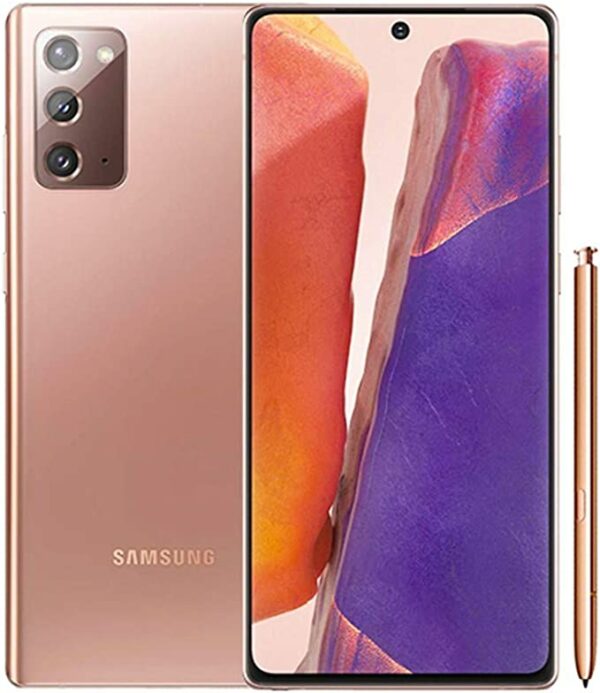 Samsung Galaxy Note 20 5G (128GB, 8GB) 6.7" AMOLED+, Snapdragon 865, Global 5G VoLTE (Fully Unlocked for AT&T, Verizon, Sprint, Metro) N981U (Mystic Bronze) (Renewed)