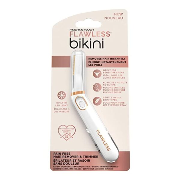 Finishing Touch Flawless Bikini Shaver and Trimmer Hair Remover for Women,