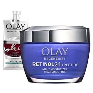 Olay Regenerist Retinol Moisturizer, Retinol 24 Night Face Cream with Niacinamide