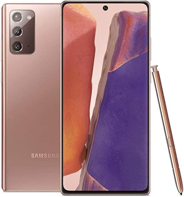 Samsung Galaxy Note 20 5G (128GB, 8GB) 6.7" AMOLED+, Snapdragon 865, Global 5G VoLTE (Fully Unlocked for AT&T, Verizon, Sprint, Metro) N981U (Mystic Bronze) (Renewed)